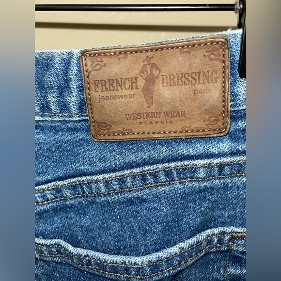 Vintage 90’s French Dressing Jeanswear Paris LightWash HighRise MomJeans Size 14 - Picture 5 of 6